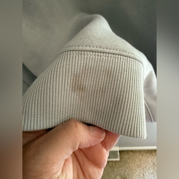 Reebok Hoodie Women SZ XL Grey Fleece Pull Over Logo New Casual Outerwear Jacket - Picture 6 of 9